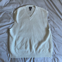 H&M XL  Relaxed Fit Cotton Sweater Vest