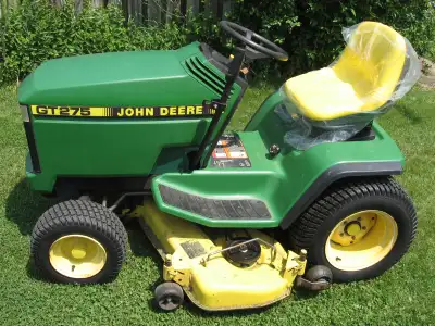 John Deere GT 275 with 17 HP Kawasaki and a 48" deck This is hydrostatic drive with foot controls 4...