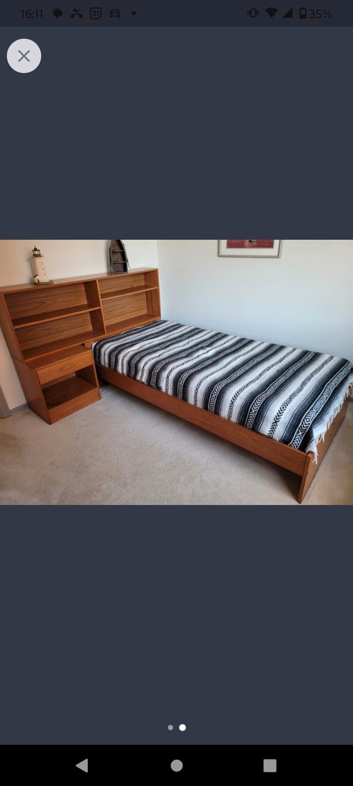 MCM Mid Century Modern Bedroom Set Bedroom Furniture FREE DELIVE