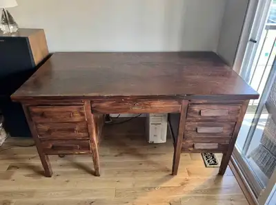 Classic wooden desk for sale., View more