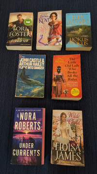 Mass market paperbacks - fiction - see all pictures