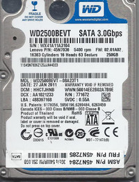 Hard Drives 2.5 inch Seagate notebook size