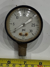 Pressure Guage - Water 0-30PSI