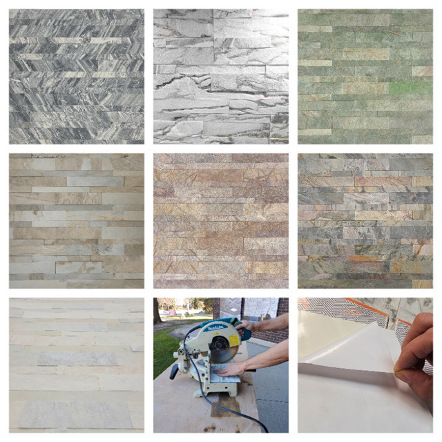 Peel and Stick real stone veneer panels - easy to install. in Floors & Walls in City of Toronto - Image 2