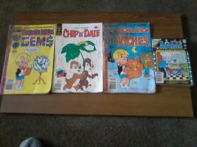 Comics- 2 Richie Rich(82), 1 Chip 'n'Dale(78), 1 Archie(83) $20, View more