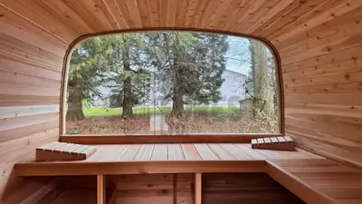 Our handcrafted saunas are made of Canadian Red Cedar and designed for real heat, daily rituals, and...