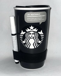 STARBUCKS Coffee Writable Ceramic 12 Oz Travel Tumbler w/Li Oakville / Halton Region Toronto (GTA) Preview