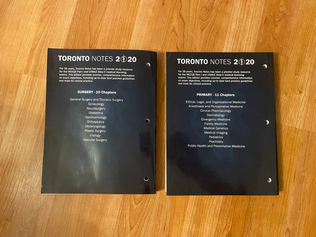 Toronto Notes 2020 set in Textbooks in City of Toronto - Image 2