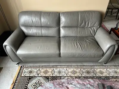Leather couch, View more