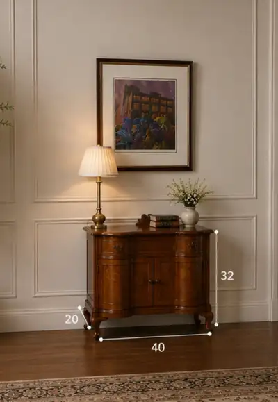 Traditional Wood Sideboard Cabinet, View more