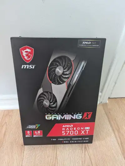 MSI Radeon RX 5700 XT Gaming X 8GB – Great Condition, View more