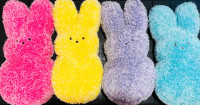 EASTER - Large Plush Bunnies - 4 Available