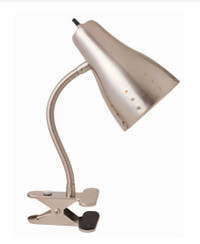 Chrome Clip Desk Lamp