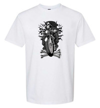 Skull Rider, Motorcycle Tshirt, Skull Motorcycle Shirt 