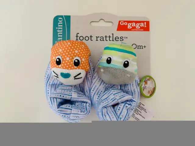 BABY RATTLES FOR THE FEET AND WRISTS-LIKE NEW in Multi-item in Edmonton - Image 6