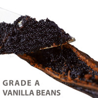 VANILLA BEANS GRADE A FOR BAKING, EXTRACT, BOURBON ORGANIC BEANS