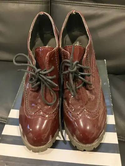 Two pairs women's high heel boots, size 39, View more