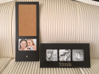 Collage photo frame and pinboard photoframe set