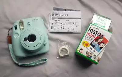 Fujifilm Instax Mini Film Camera and Film - Like New Condition, View more