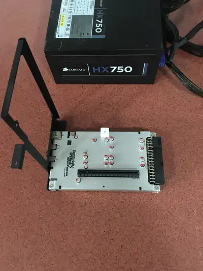 EXP GDC eGPU dock enclosure with 750w Corsair psu, View more