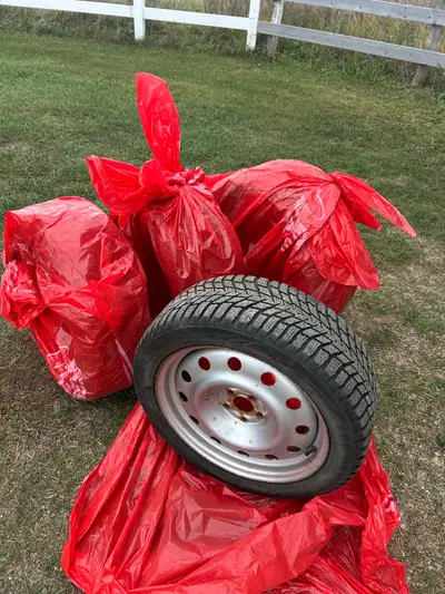 4 Sailun winter tires on steel rims. Used 2 seasons. 5x100 bolt pattern. Asking $500. If ad is up, t...