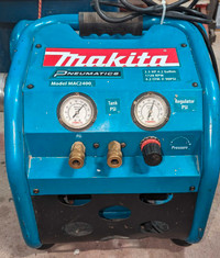 Makita MAC2400 2.5 HP 4.2Gal Twin-Stack Portable Air Compressor
