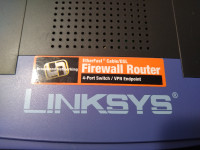 Linksys BEFSX41 Cable/DSL Router (10/100 Switch/VPN endpoint