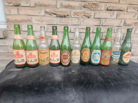 Vintage 1950's beer bottles. 