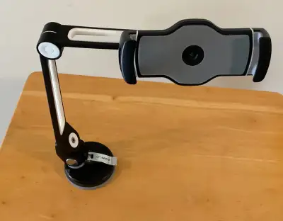 Variable Adjustment Tablet Holder, Suction Cup to Smooth Surface, View more