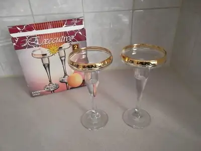 CHANDELIERS BOUGEOIRS NEUFS / CANDLE HOLDER SET, View more