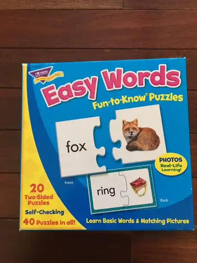 Easy Words Phonics Puzzles , View more