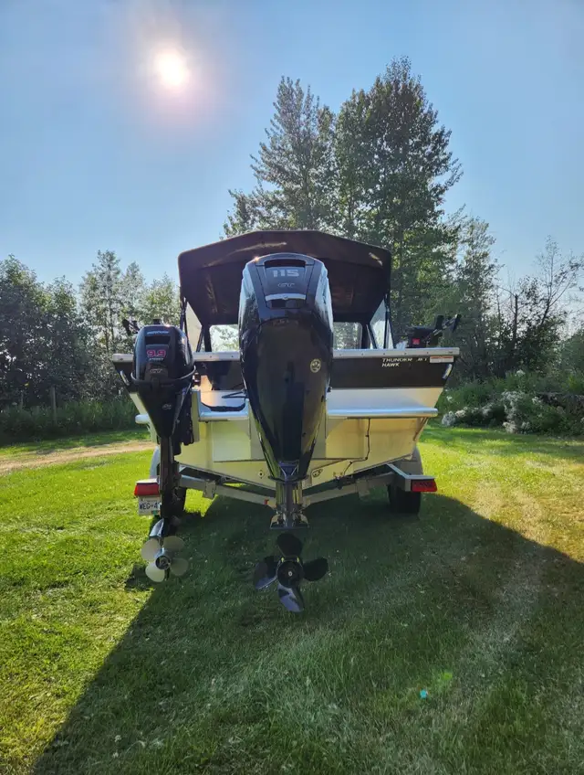 2015 Thunder Jet Hawk 185 in Powerboats & Motorboats in Prince George - Image 4