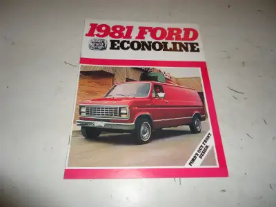 1981 Ford Econoline Sales Brochure. NOS. Can mail in Canada, View more