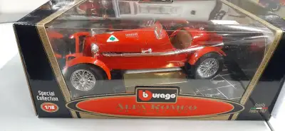 Diecast Alfa Romeo De Monza 1931 Burago 1/18 Autos de collection miniatures, Voitures miniatures, di...
