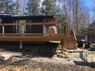 Looking for home owners considering a new deck or a deck makeover, highly skilled builder father and...