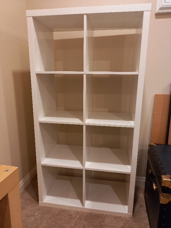 IKEA Kallax 2x4 Gloss White Shelf Bookcases & Shelving Units Calgary Kijiji