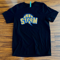 Saskatchewan Storm Basketball Team (90s) Large T-Shirt