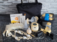 Medela Freestyle electric double breast pump and accessories