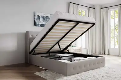 Brand New Storage Queen Bed , View more