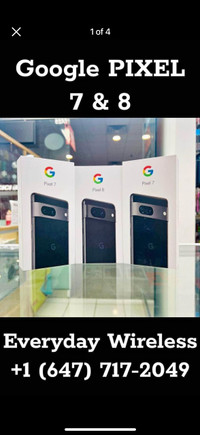 BRAND NEW SEALED GOOGLE PIXEL 7 And PIXEL 8