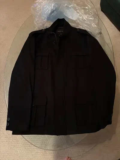 Men’s Black Dress Coat XL, View more