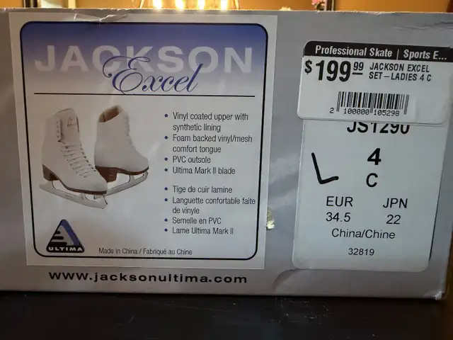 Jackson Excel Figure Skates – Ladies/Women’s Size 4 – $60 in Skates & Blades in Calgary - Image 3