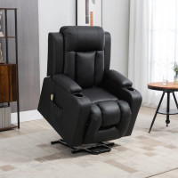 Electric Power Lift Chair, PU Leather Recliner Sofa