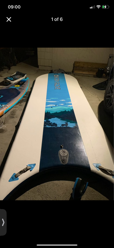 This inflatable dock is in excellent used condition. There is a small lift near one of the handles s...