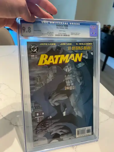 Batman #608 Second Print Jim Lee CGC 9.8 White Pages, View more