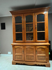 Dining room Hutch and table