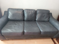 Italian leather sofa, three seater, great condition, $800 obo