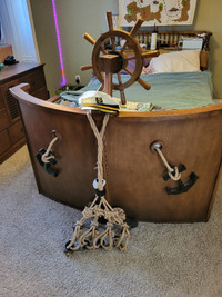 Kids pirate bed furniture set