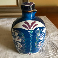 MCM Marianne Johnson Royal Copenhagen Aluminia Faience Bottle