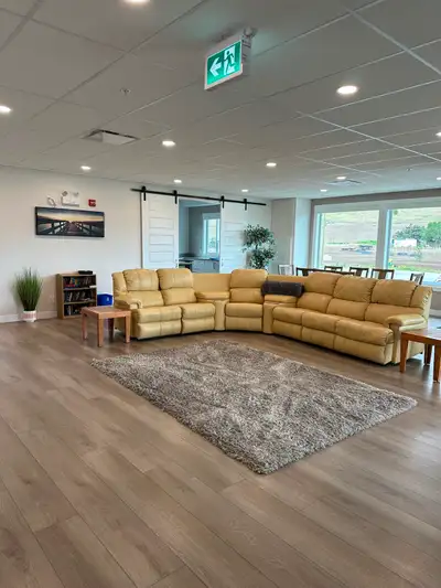 Beautiful new residence on farm property in Glenmore - quiet yet central, 1 block from direct bus to...